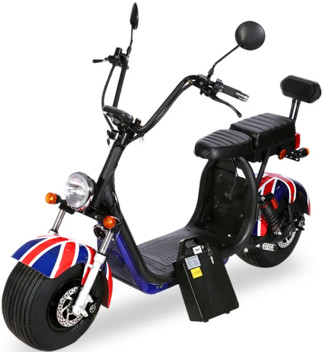 MoveVolt Cruiser Q21B – zit-e-scooter 60V 1500W, uitneembare accu
